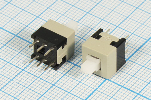 ПКн\ 30\ 0,1\DPDT\ 8,5x8,5\беж\бел\\6P\PB22E09сф\