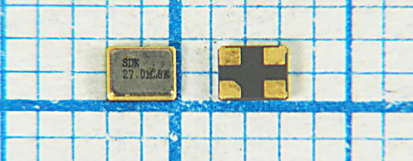 27000 \SMD02016C4\ 8\ 10\ 30/-40~85C\SMD2016\1Г